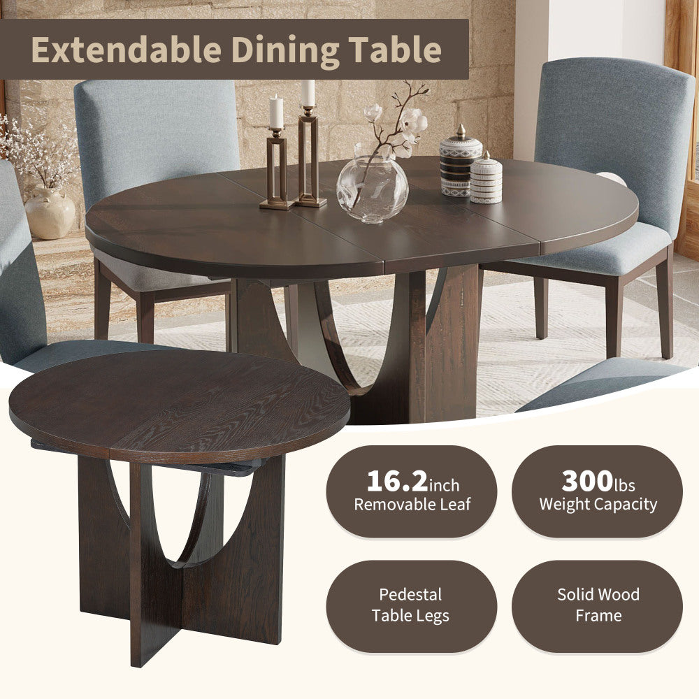 Hanson Dining Set, Set of 5 (Brown)