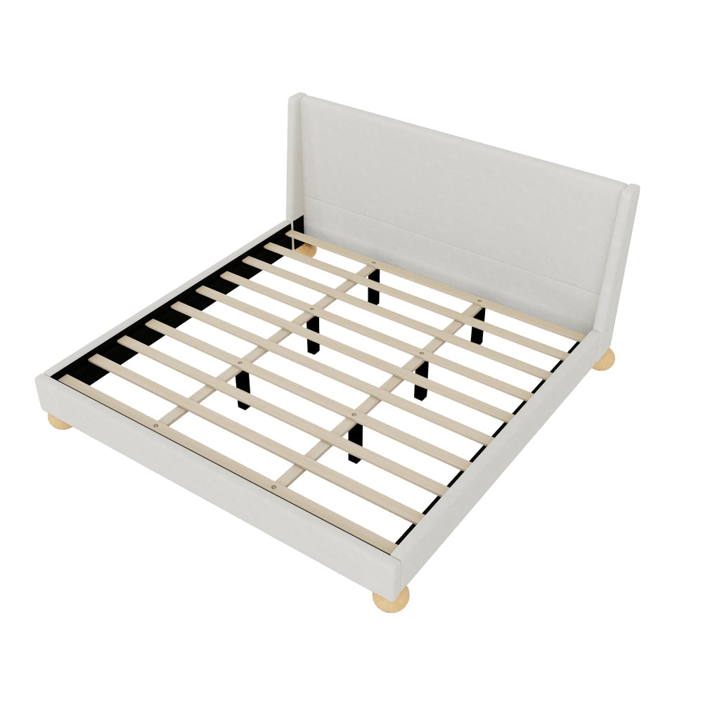 Charles Bed, King (Beige)