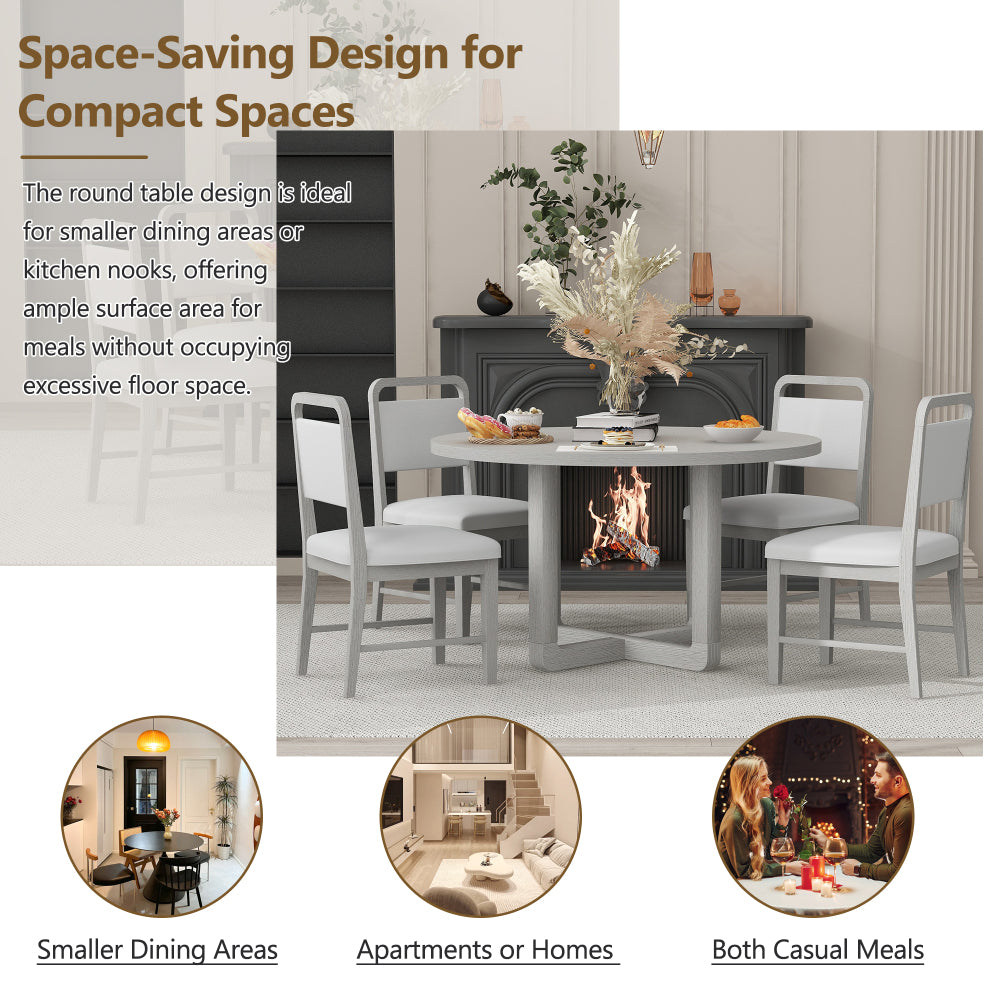 Wiley Dining Set, Set of 6 (Grey)