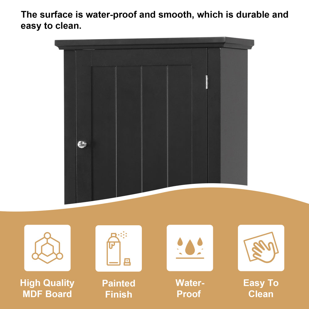 Amber Bathroom Cabinet (Black)