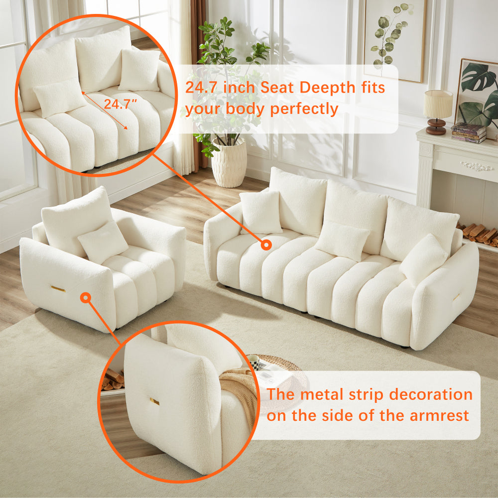 Jasper Sofa, White