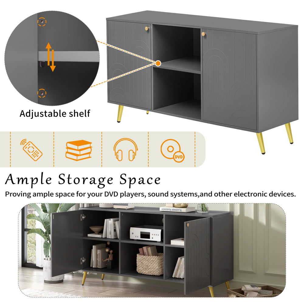 Aitana TV Stand, Grey