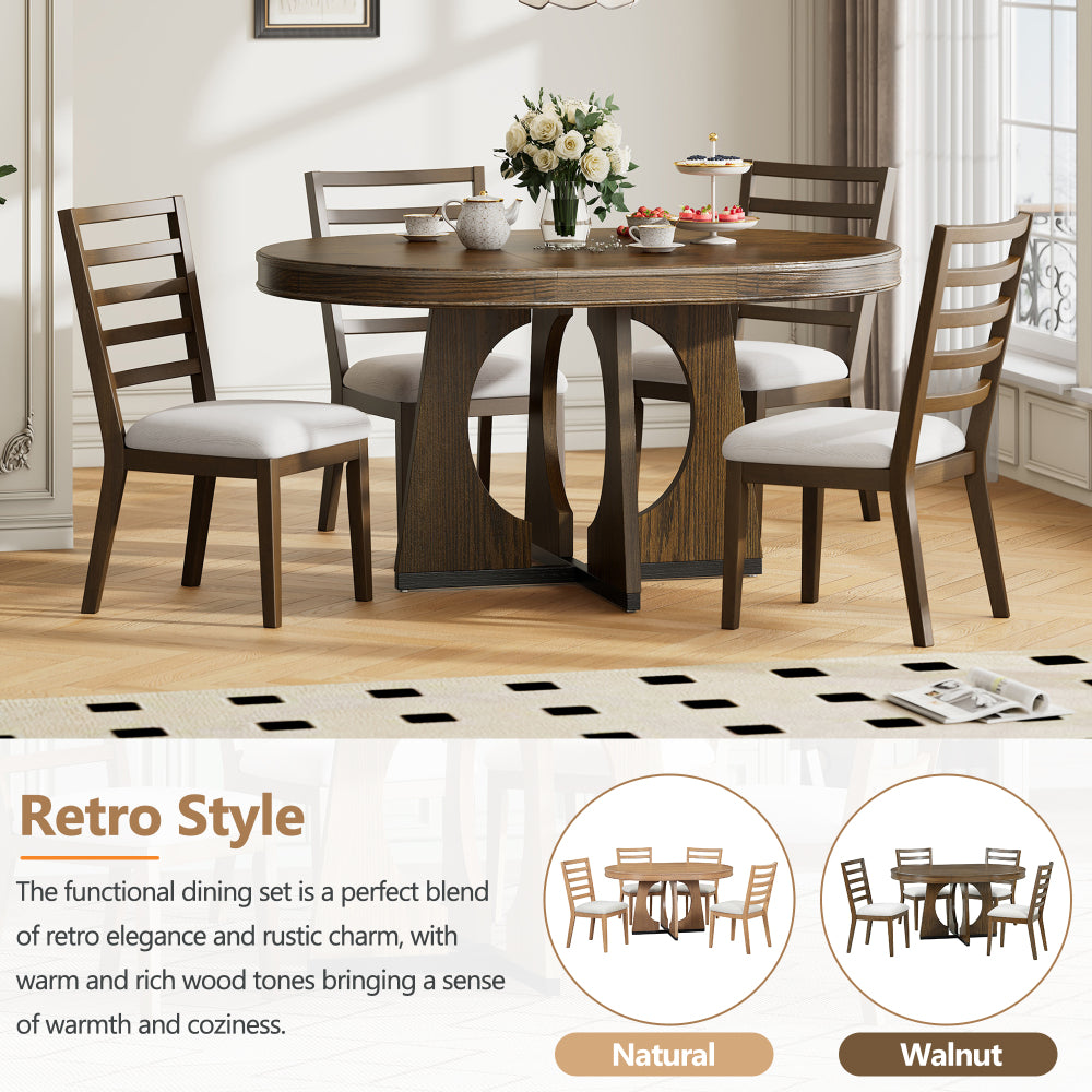 Vargas Dining Set, Set of 5