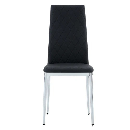 Gordon Dining Set, Set of 5 (Black)