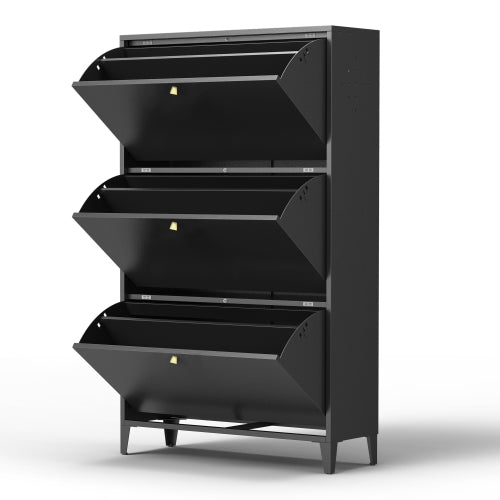 Merritt Shoe Cabinet (Black)