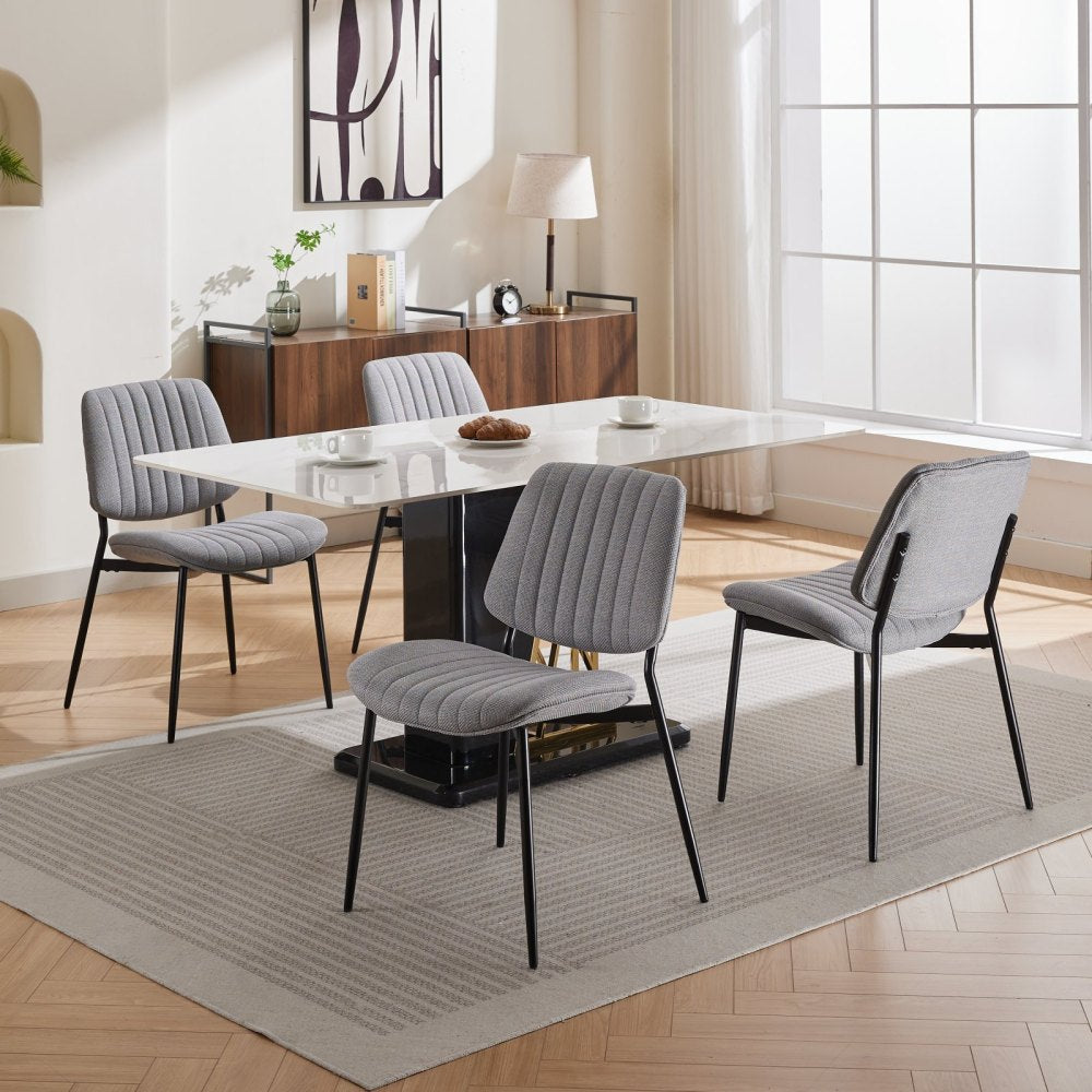 Vihaan Dining Chair, Set of 2 (Gray)
