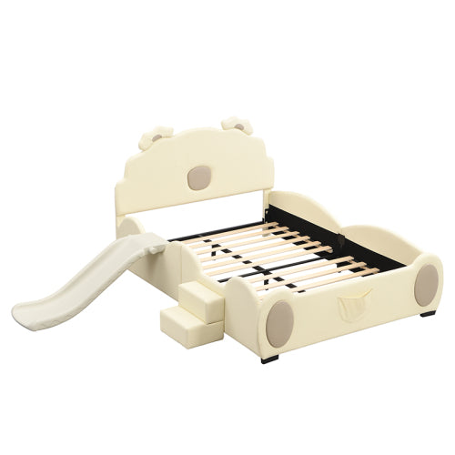 Hanna Bed, Full (Beige)