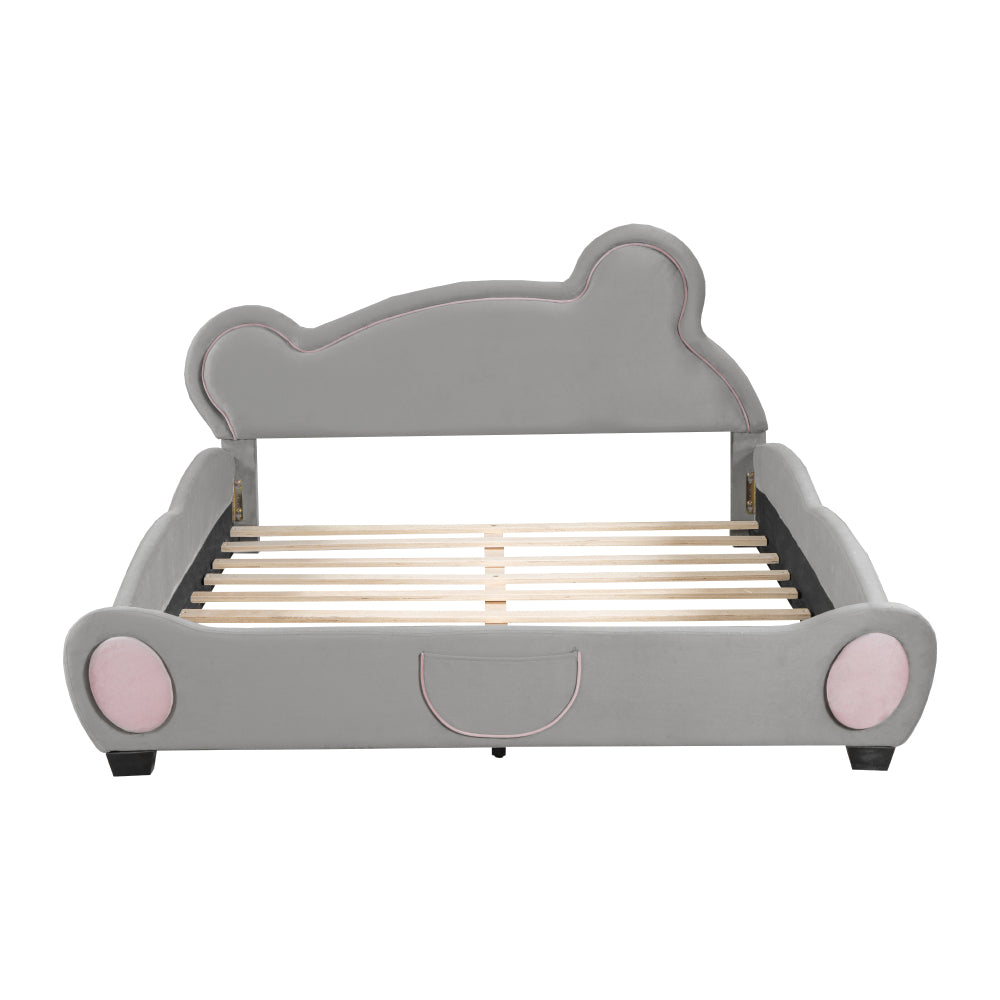 Lester Kids Bed, Queen (Grey)