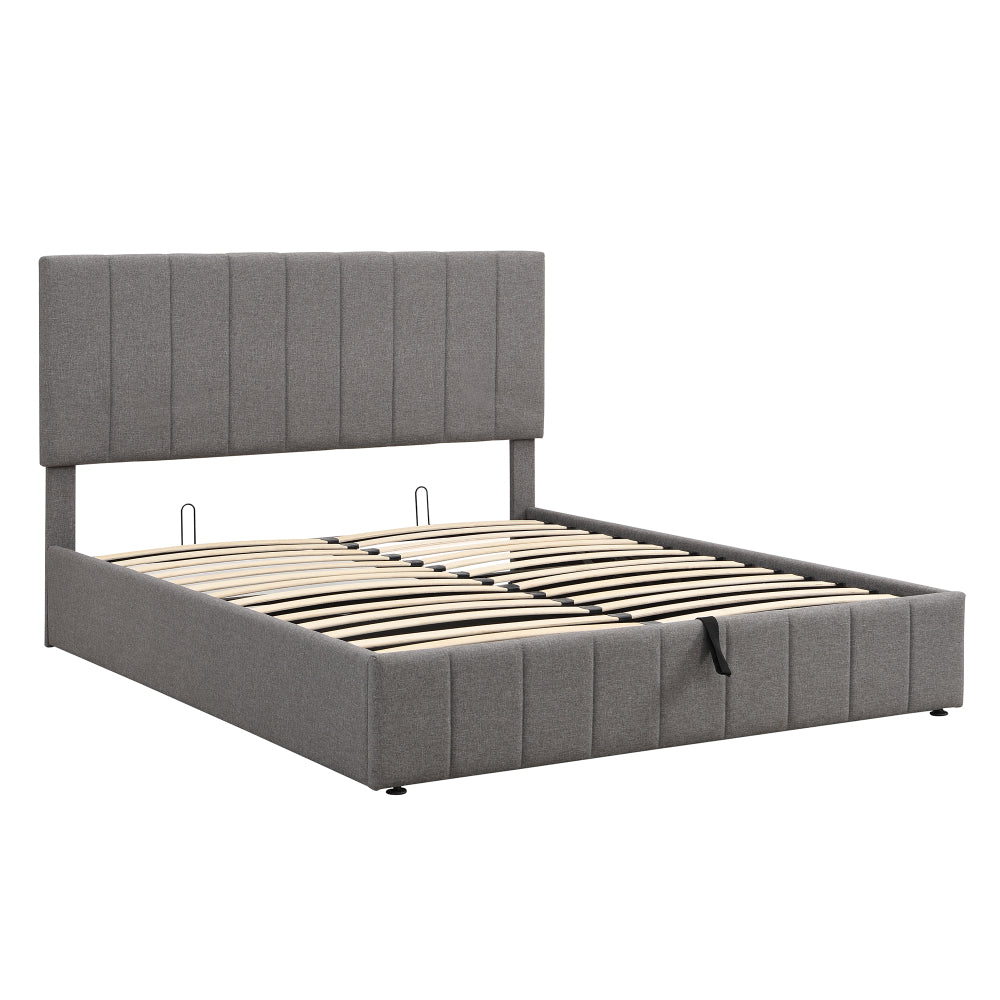 Harley Bed Frame, Queen (Grey)