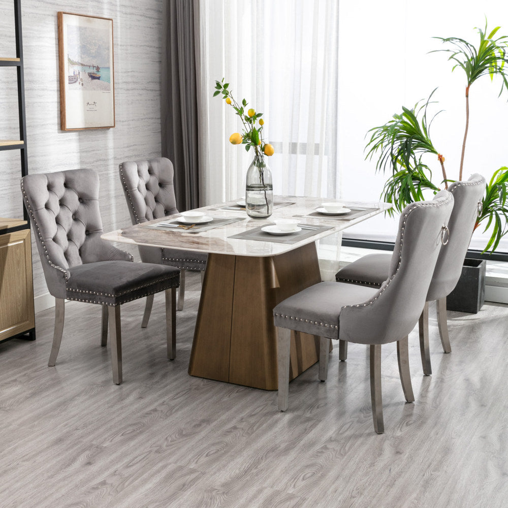 Corbin Dining Chair, Set of 2 (Grey)