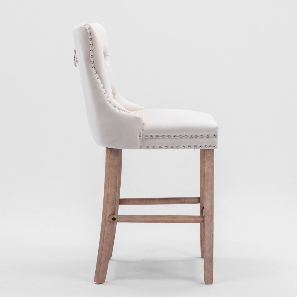 Eliezer Bar Stool, Set of 2 (Beige)