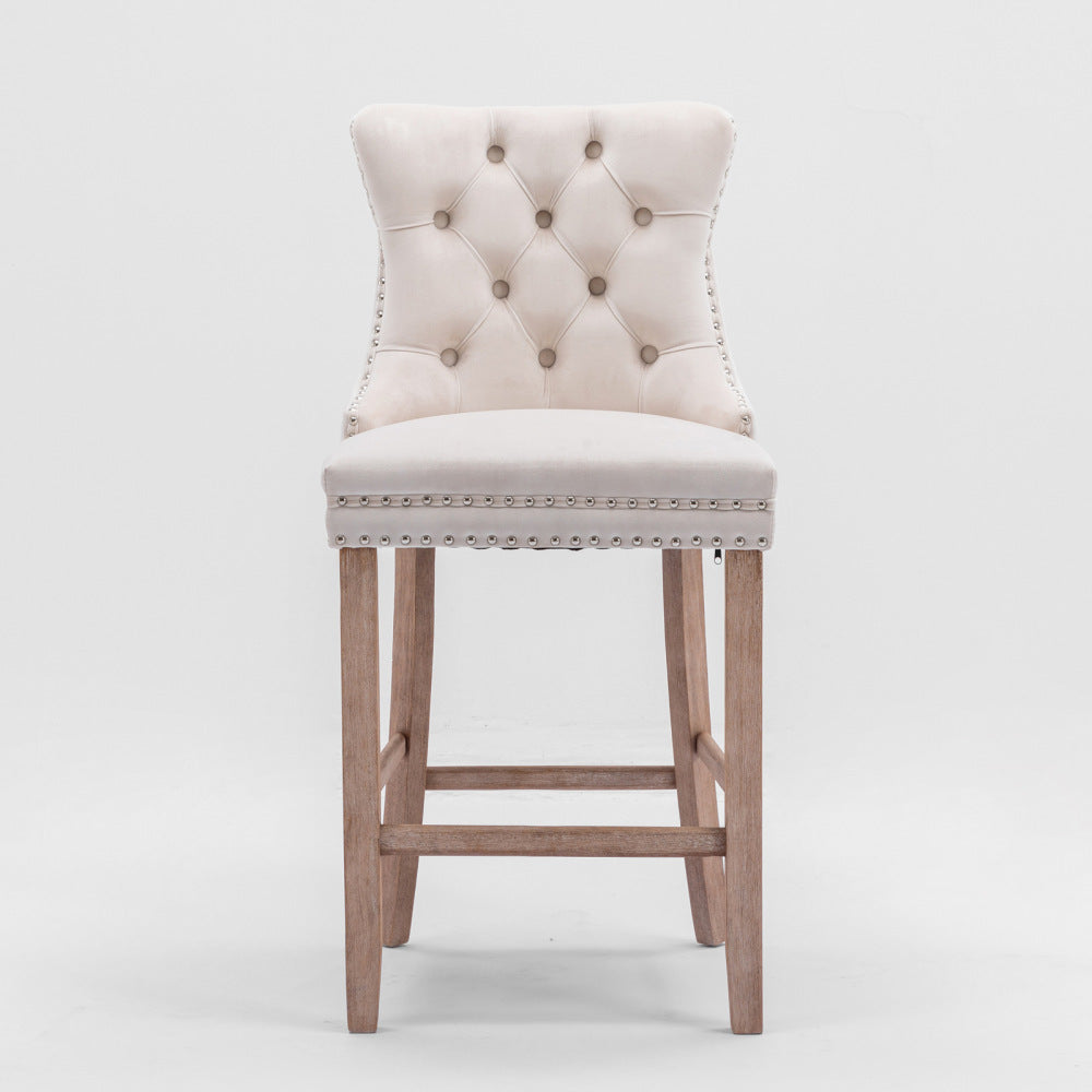 Eliezer Bar Stool, Set of 2 (Beige)
