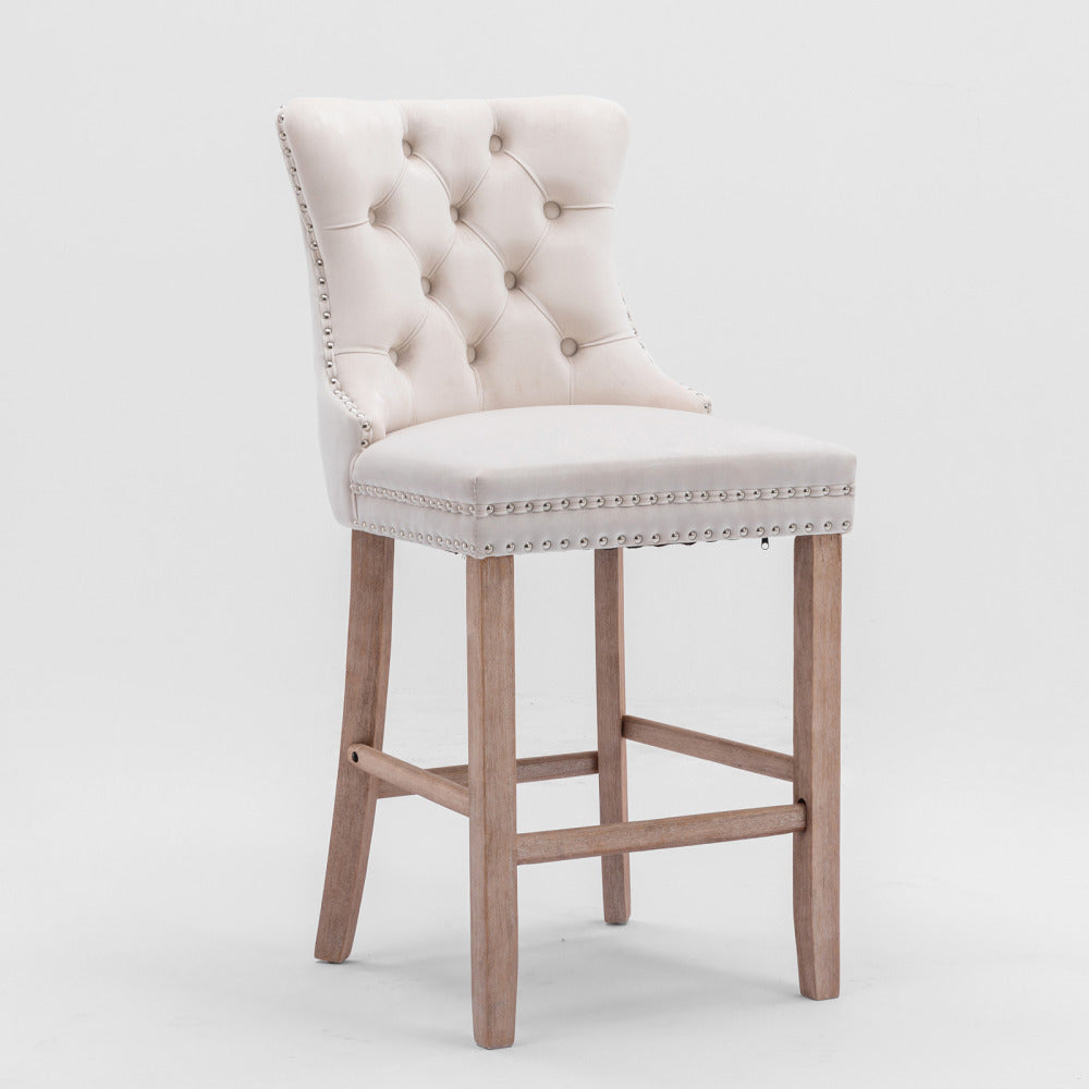 Eliezer Bar Stool, Set of 2 (Beige)