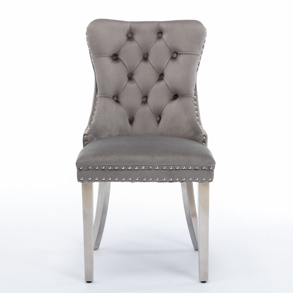 Corbin Dining Chair, Set of 2 (Grey)
