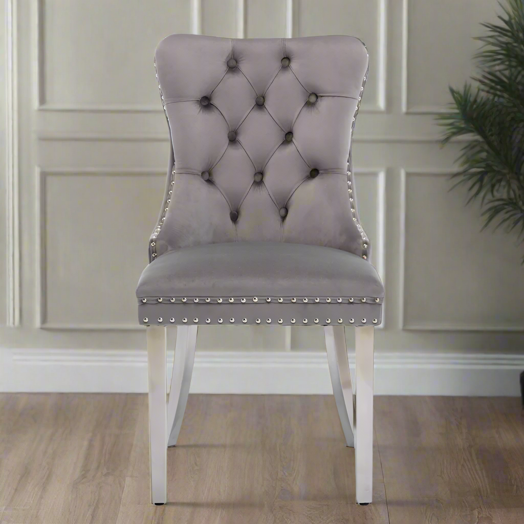 Corbin Dining Chair, Set of 2 (Grey)