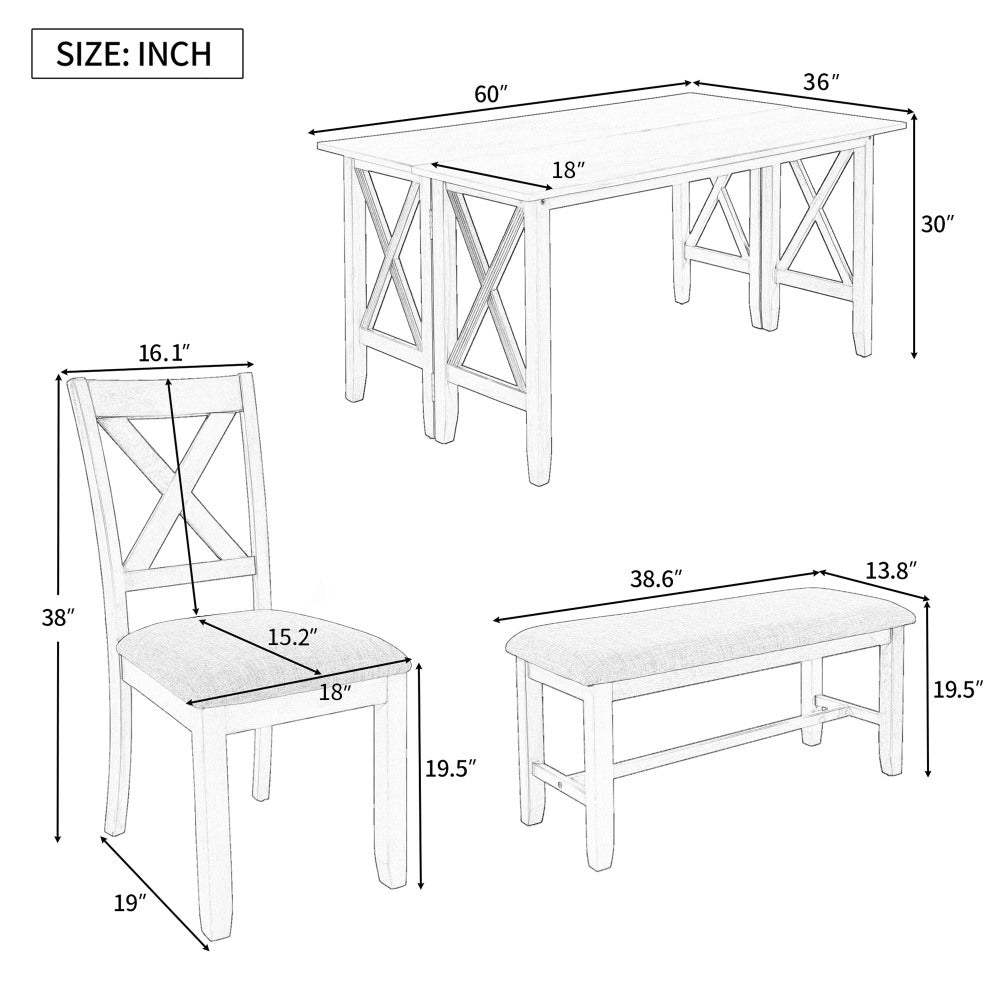 Schmidt Dining Set, Set of 6
