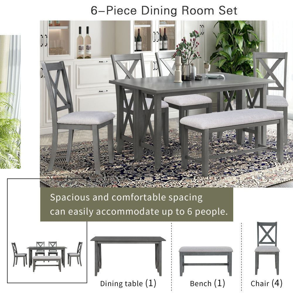 Schmidt Dining Set, Set of 6