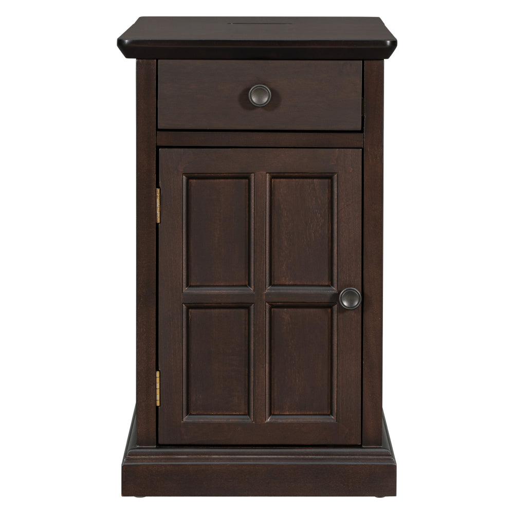 Rosalie End Table (Dark Brown)