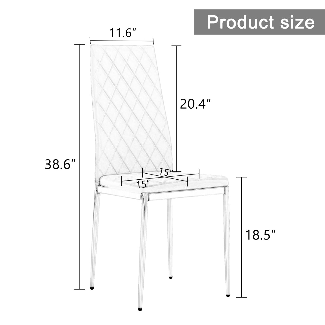 Gordon Dining Chair, Set of 4 (Black)
