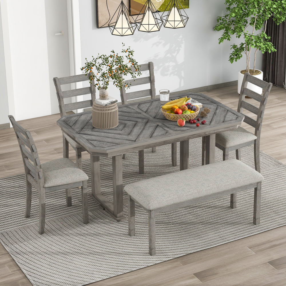 Stormi Dining Set, Set of 6 (Grey)