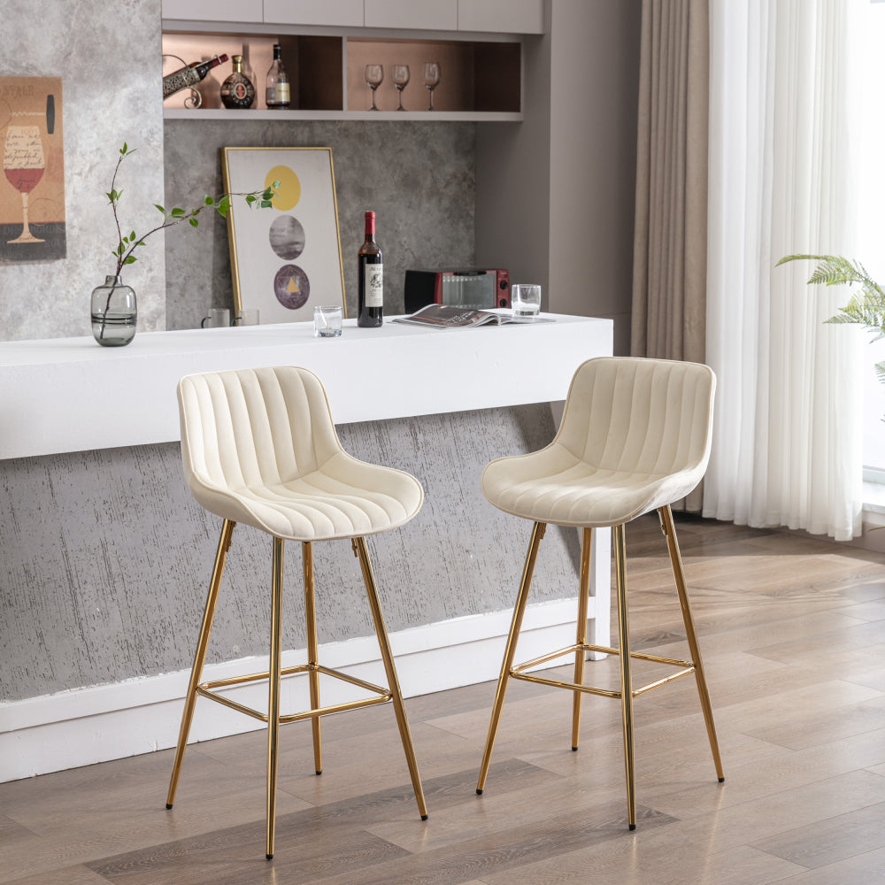 Morrison Bar Stool, Set of 2 (White)