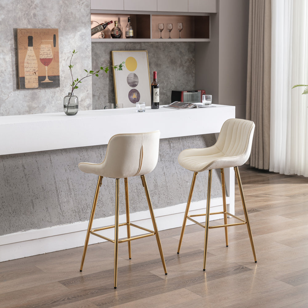 Morrison Bar Stool, Set of 2 (White)