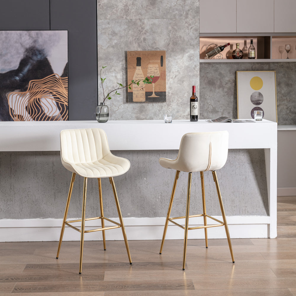 Morrison Bar Stool, Set of 2 (White)