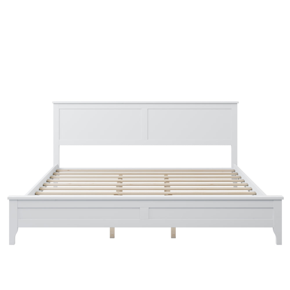 Paul Bed Frame, King (White)