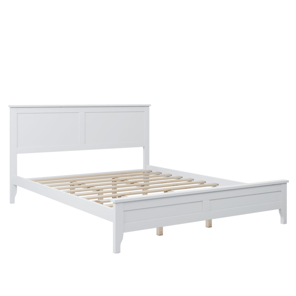 Paul Bed Frame, Queen (White)