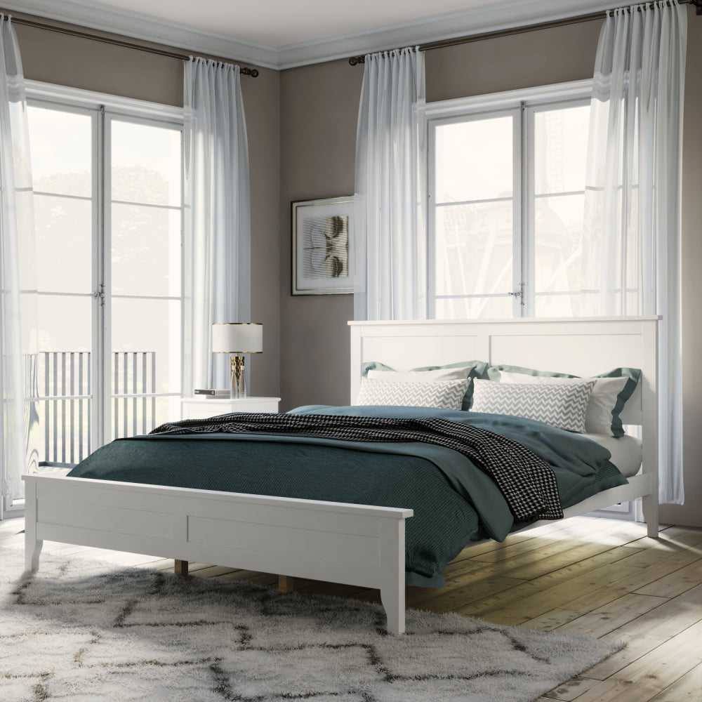 Paul Bed Frame, Queen (White)