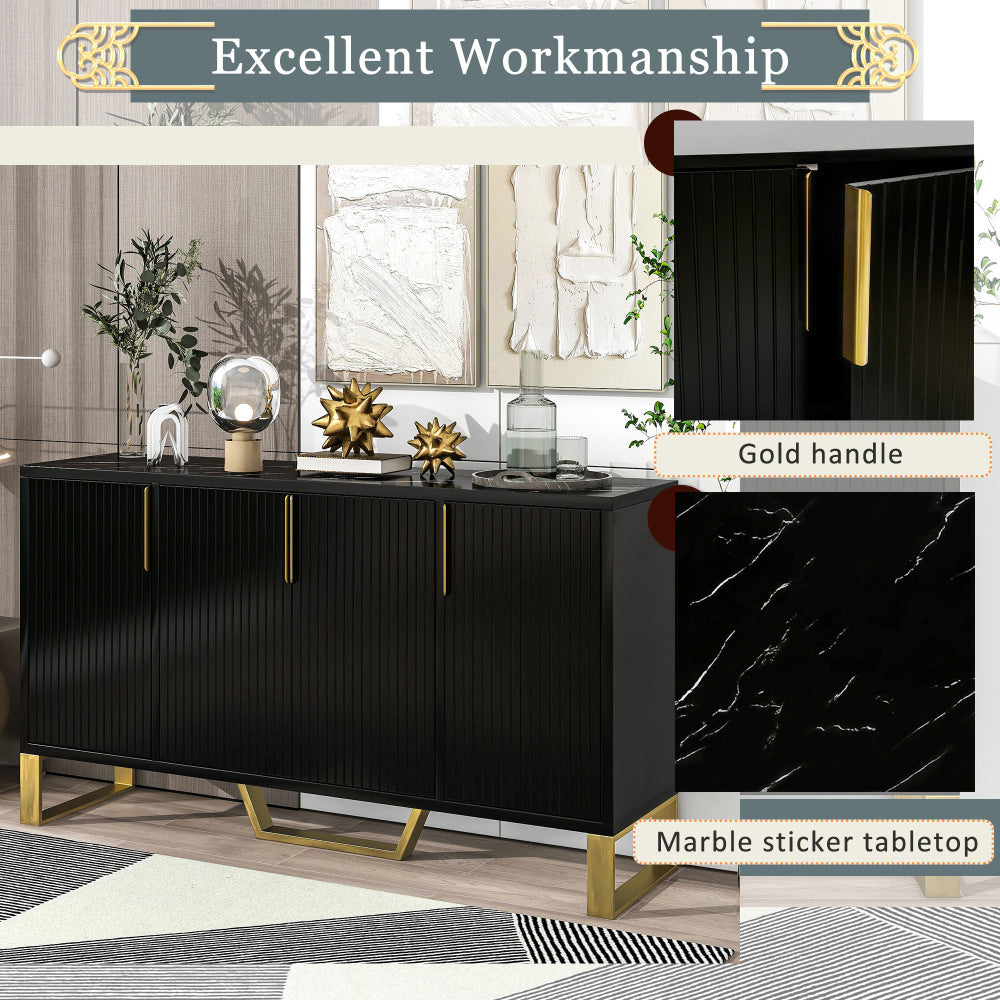 Stanley Accent Cabinet (Black)