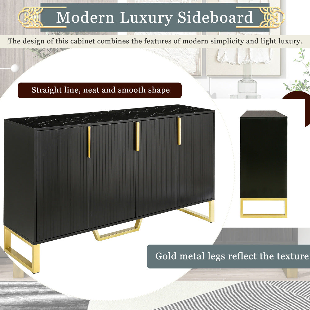 Stanley Accent Cabinet (Black)