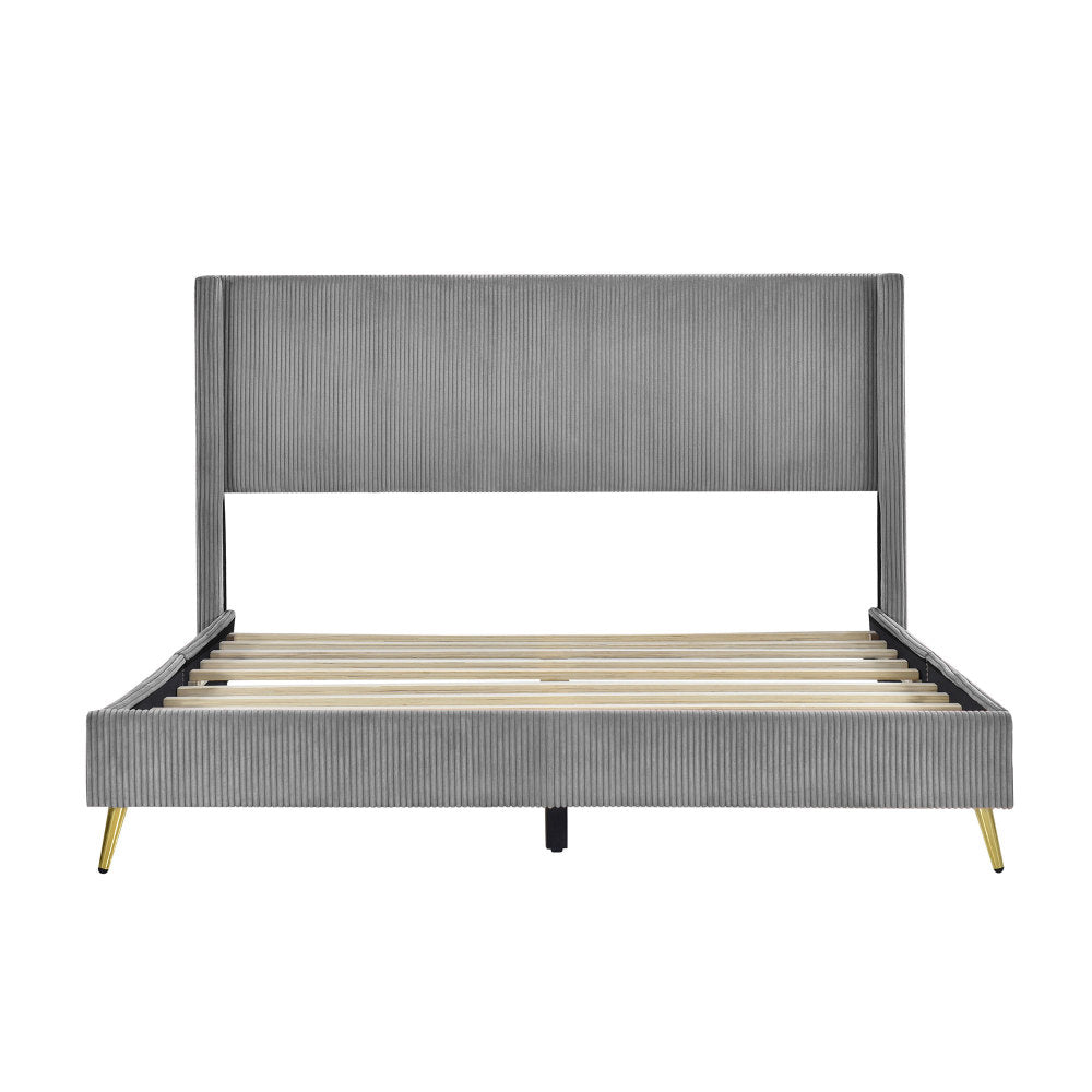 Malani Bed Frame, Queen (Grey)