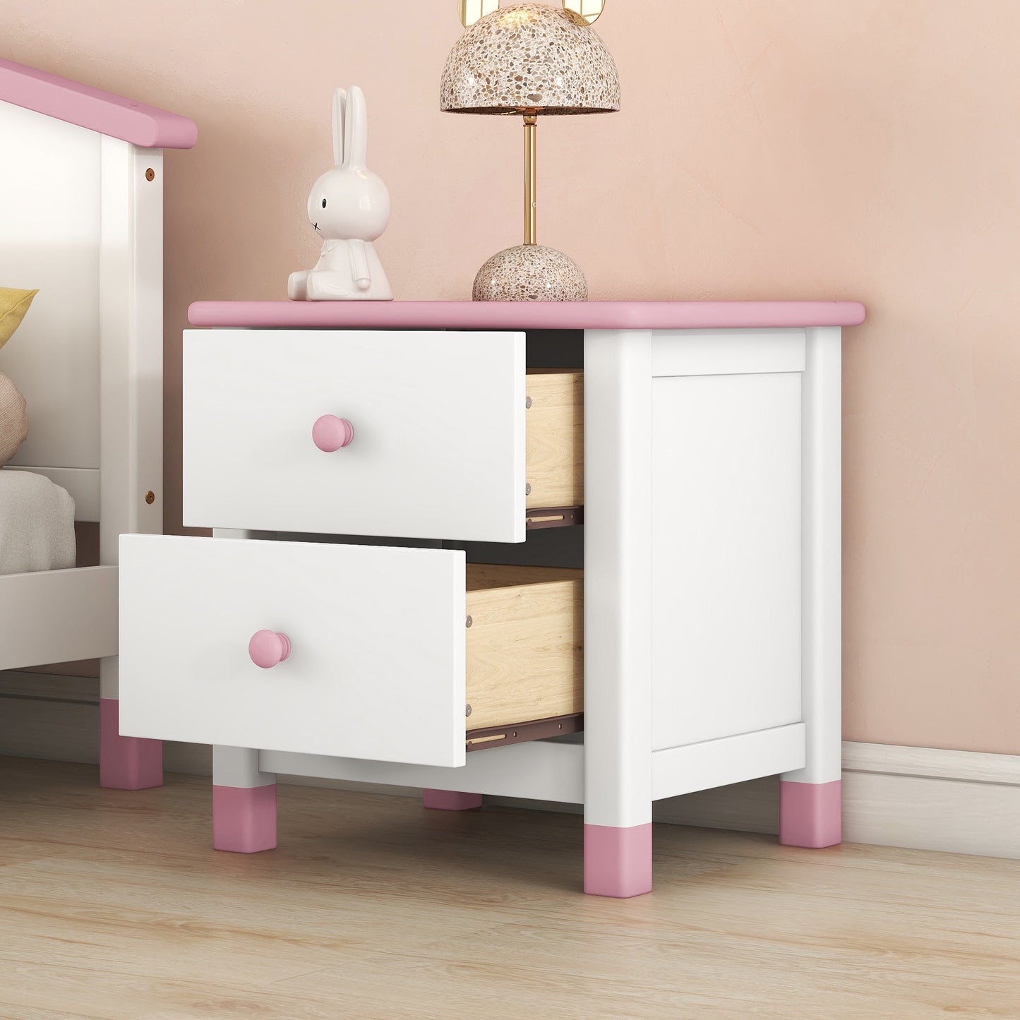 Kairo Nightstand (Pink)