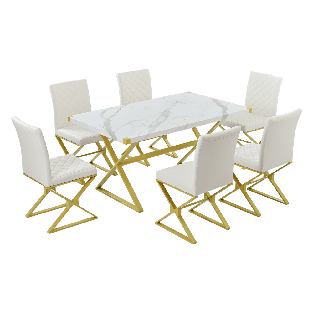 Rowland Dining Set, Set of 7