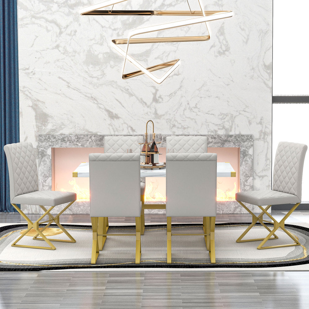 Rowland Dining Set, Set of 7