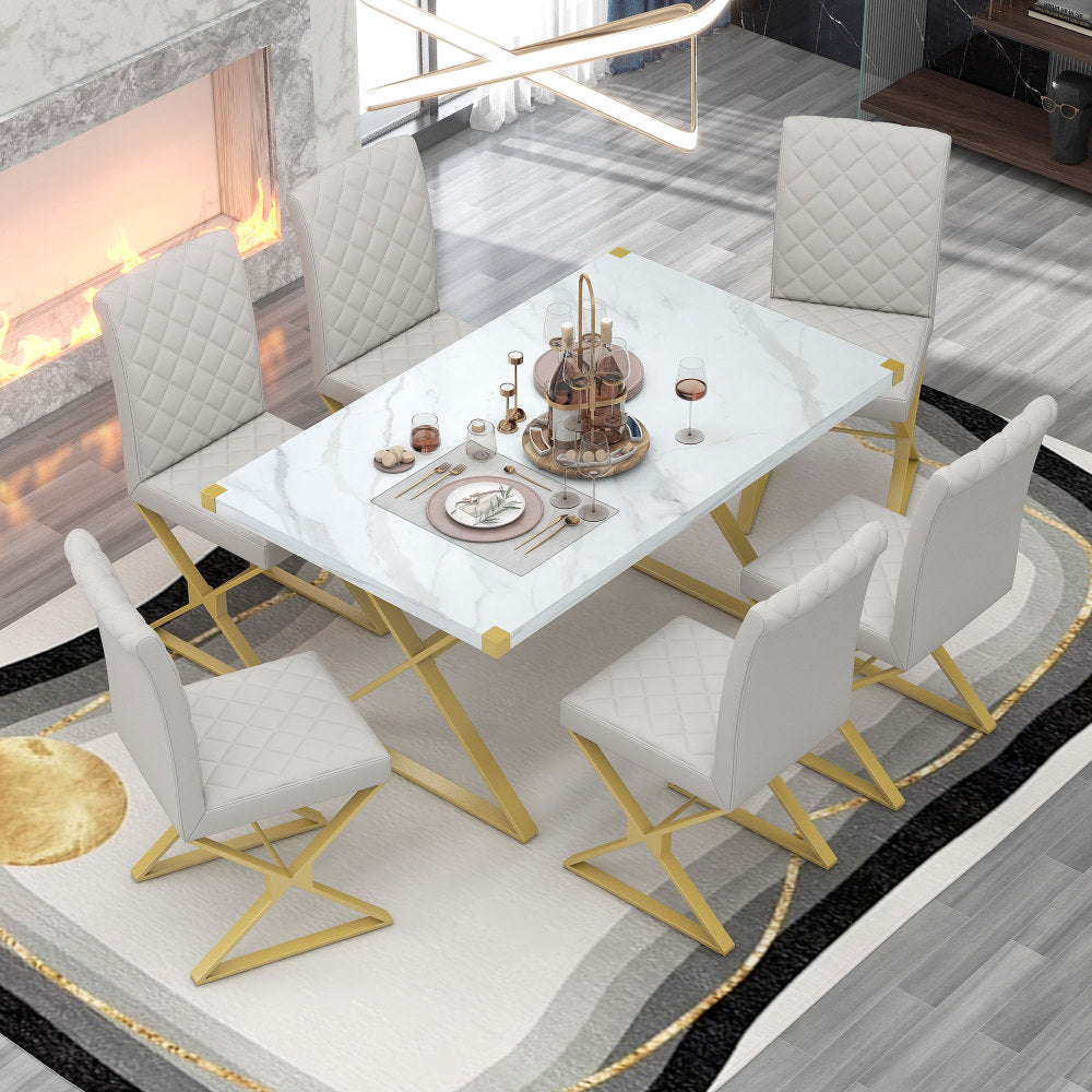 Rowland Dining Set, Set of 7