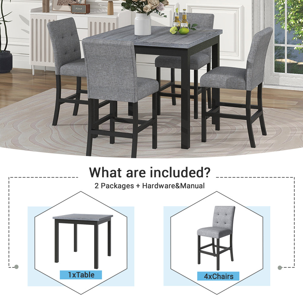 Ingram Dining Set, Set of 5