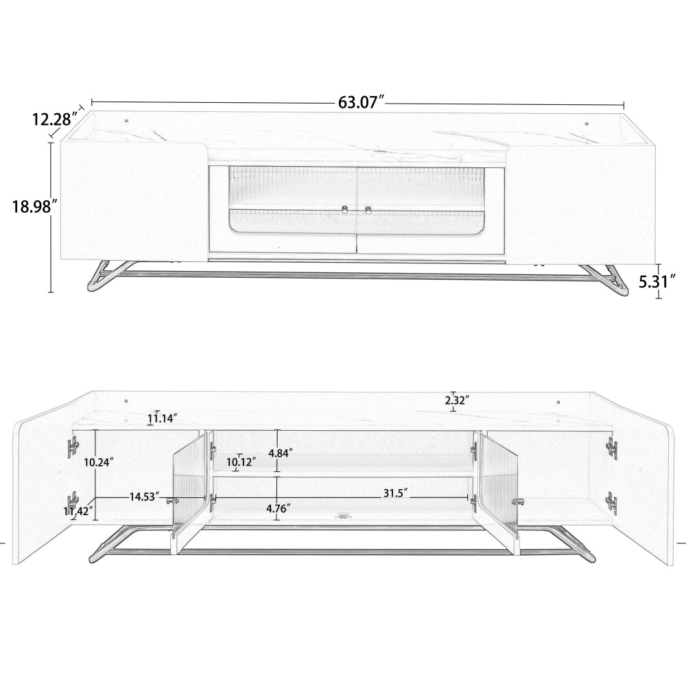 Horton TV Stand (White)