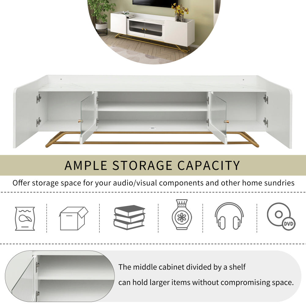 Horton TV Stand (White)