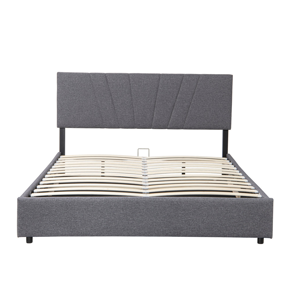 Cassandra Bed, Queen (Grey)