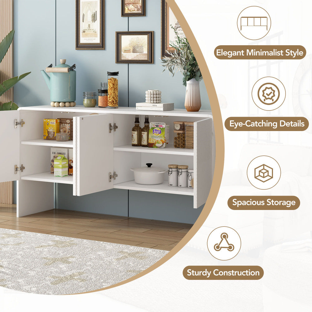 Trujillo Accent Cabinet (White)