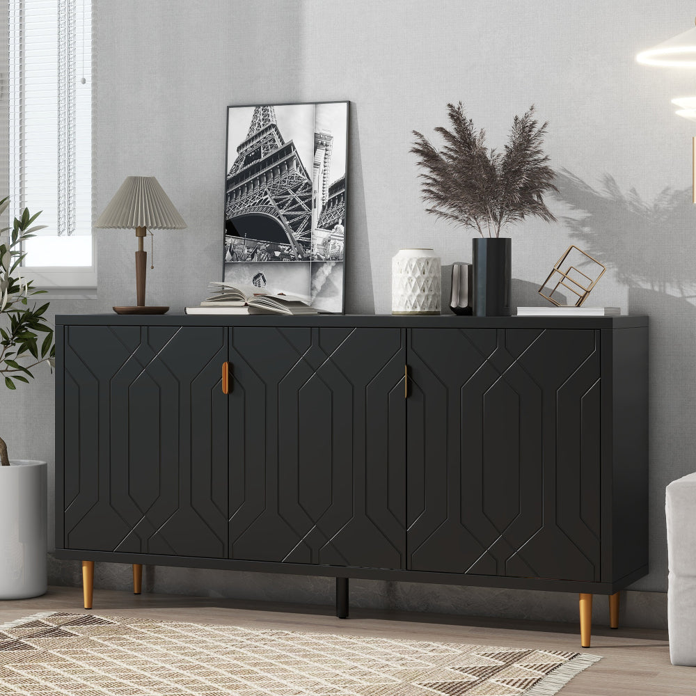 Eric Accent Cabinet (Black)