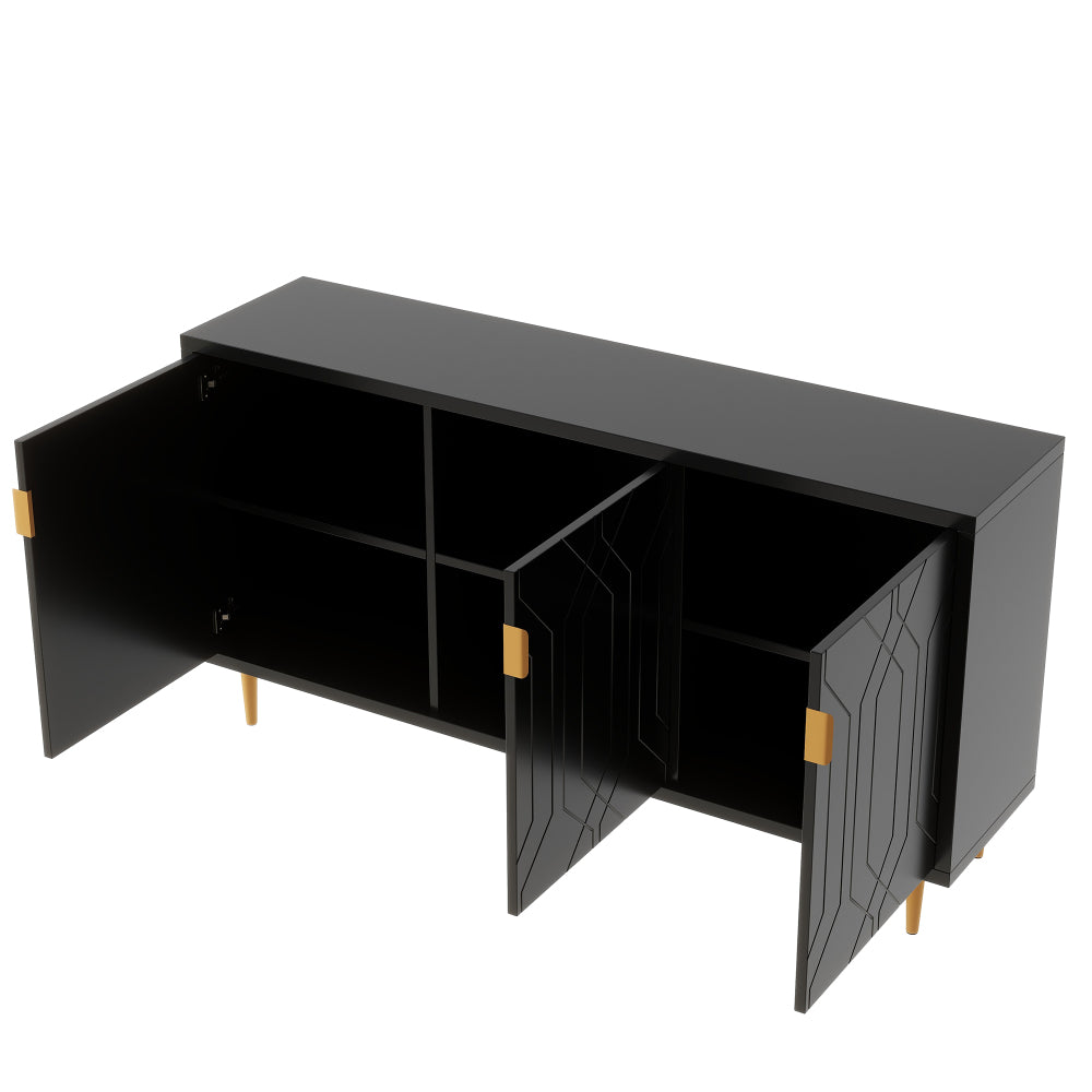 Eric Accent Cabinet (Black)