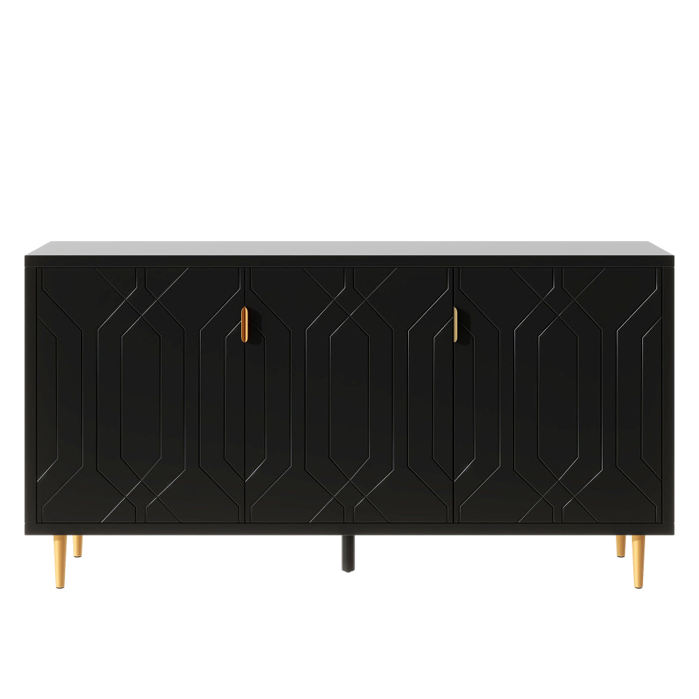 Eric Accent Cabinet (Black)