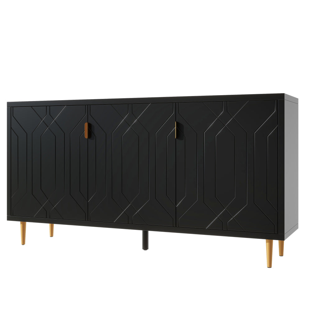Eric Accent Cabinet (Black)