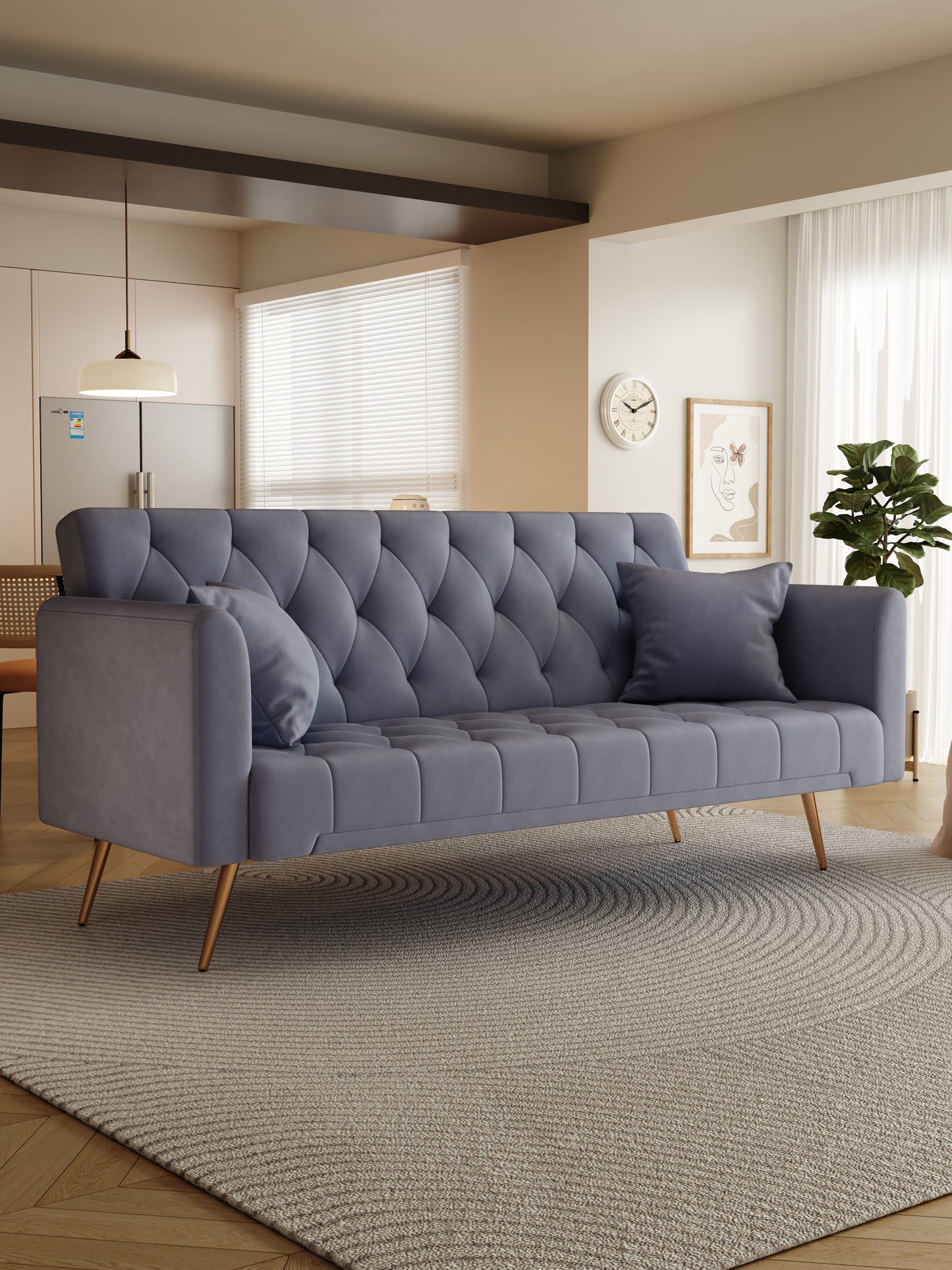 Randolph Sofa Bed (Grey)