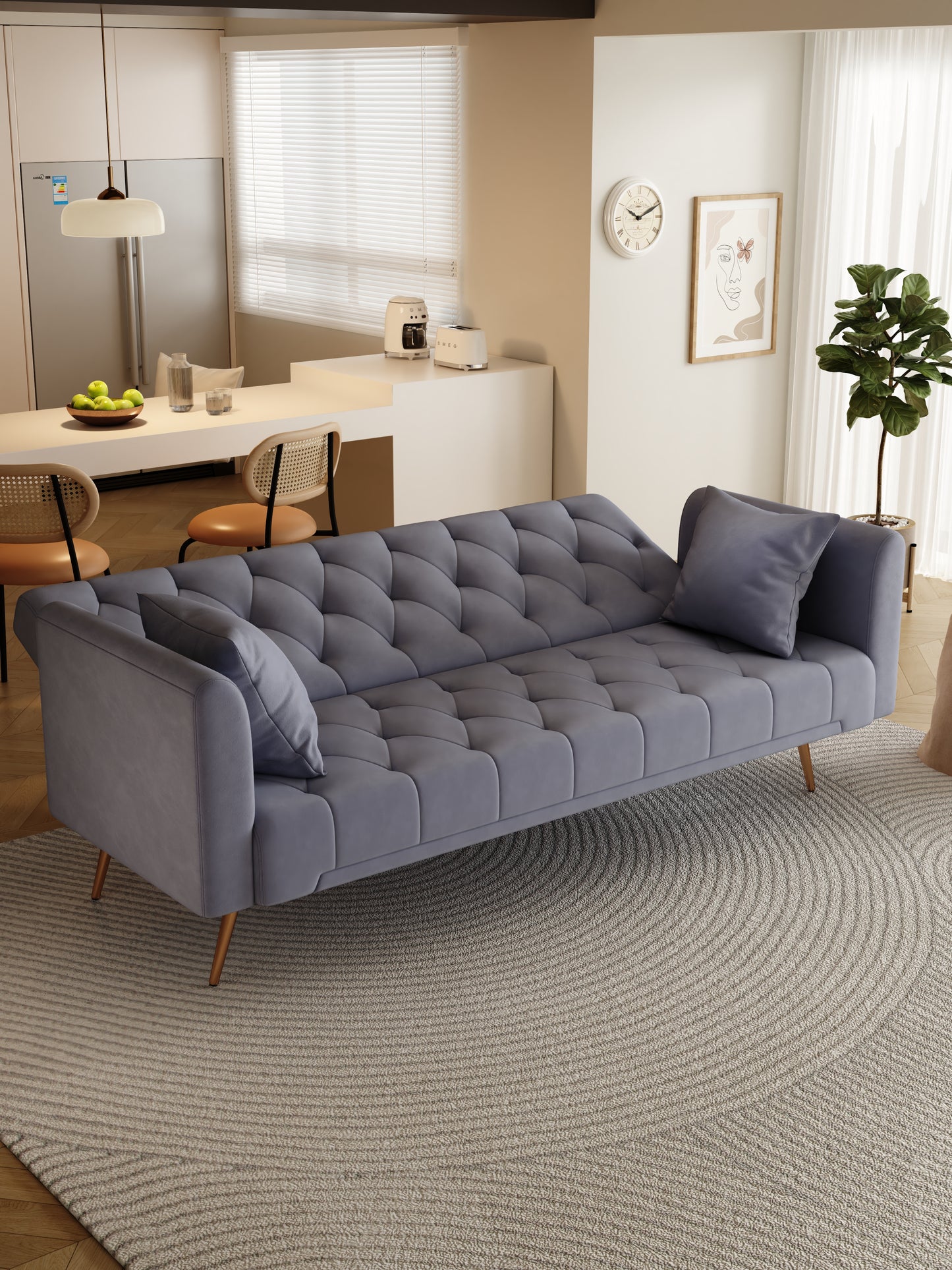 Randolph Sofa Bed (Grey)