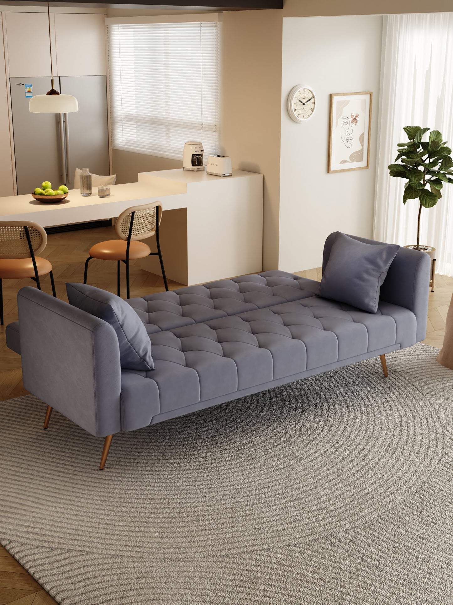 Randolph Sofa Bed (Grey)