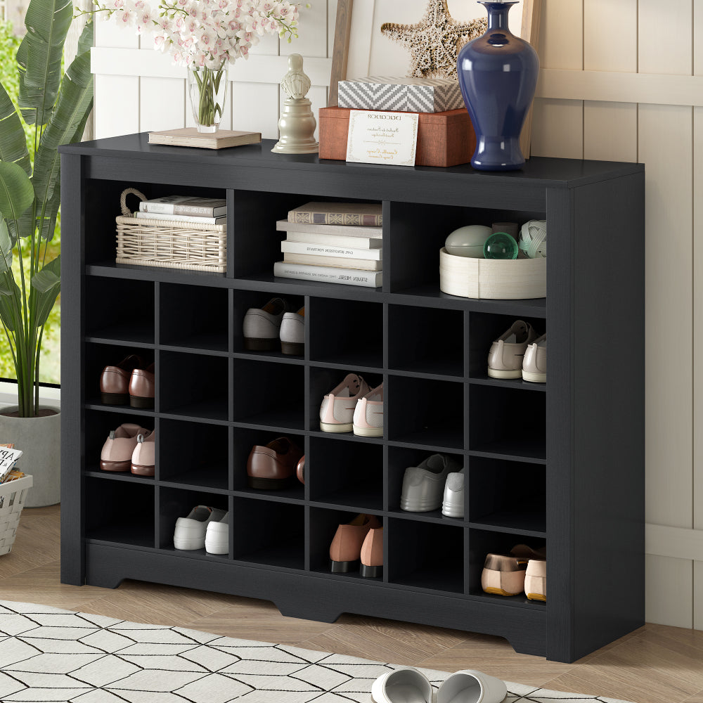 Villarreal Shoe Cabinet (Black)